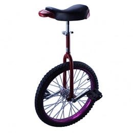 GAOYUY Monocycles GAOYUY Monocycle, 16 / 18 / 20 Pouces Monocycle Freestyle Pneu Et Pédale Extérieurs Antidérapants Sports De Plein Air Fitness Exercice Santé (Color : Purple, Size : 16 inches)