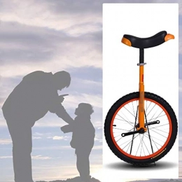 GAOYUY Monocycles GAOYUY Monocycle Extérieur, 16"18" Exercice De Vélo D'équilibre De Pneu De Montagne De Butyle Antidérapant for Adultes Enfants (Color : Orange, Size : 18 inches)