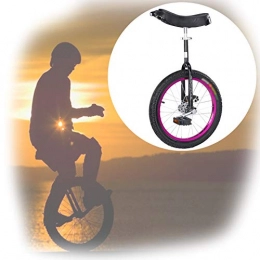 GAOYUY vélo GAOYUY Monocycle Extérieur, Pneu De Montagne Antidérapant Cadre en Acier De 16 / 18 / 20 / 24 Pouces for Les Débutants / Professionnels / Enfants / Adultes (Color : Purple, Size : 16 inches)