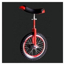 GAOYUY Monocycles GAOYUY Monocycle, Jante en Aluminium en Alliage Épais Monocycle À Roues 16 / 18 / 20 Pouces Balance Exercice Fun Fitness for Adultes Enfants (Color : Red, Size : 24 inches)