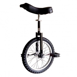 GAOYUY Monocycles GAOYUY Monocycle, Pneu Antidérapant Monocycle À Roues 16 / 18 / 20 / 24 Pouces for Les Enfants Débutants Adultes Exercice Fun Bike Cycle Fitness (Color : Black, Size : 18 inches)