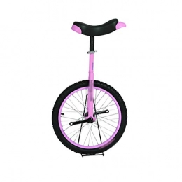 GFYWZ vélo GFYWZ 14"À 24" Vélo Vélo Monocycle Cadre De Roue avec Siège De Selle À Dégagement Confortable Et Pneu Antidérapant, Rose, 16 inch