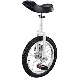 GJZhuan vélo GJZhuan Monocycle Vlos, 16" / 18" / 20" / 24" Monocycle Acrobatique quilibre de l'adulte Kid Scooter Unisexe - Rglable Monocycle Fun Bike Fitness (Color : White, Size : 24inch)