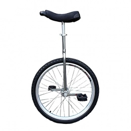 aedouqhr vélo Grand monocycle de 20", vélo d'équilibrage à Une Roue pour Adultes et Enfants débutants, Cadre en Alliage d'aluminium, pour Personnes de Taille 160-175 cm, Charge 150 kg