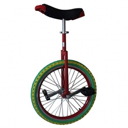 JHSHENGSHI vélo JHSHENGSHI Monocycle 16 / 18 / 20 Pouces, vélo d'équilibre à Une Roue, adapté aux Enfants et aux Adultes, Hauteur réglable, monocycle d'anniversaire (Taille: 18 Pouces)