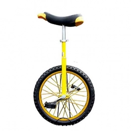 JHSHENGSHI Monocycles JHSHENGSHI Monocycle Simple Rond pour Enfants Adulte équilibre en Hauteur réglable Exercice de Cyclisme 16 / 18 / 20 Pouces Jaune (Taille: 20 Pouces) monocycle
