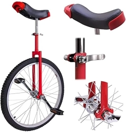 JINCAN vélo JINCAN Monocycle de 18 pouces, volance de vélo, monocycle à roues avec pneus antidérapants et selle de libération réglable, équitation de roue pneumatique santé et sécurité