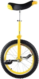 JINCAN vélo JINCAN Universal monocycle pour débutants, 16 / 18 / 20 / 24 pouces Balance Vélo monocycle à roues avec pneus antidérapants et selle de libération réglable (Taille : 20inch)