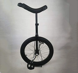 JUIANG vélo JUIANG avec pédales antidérapantes en Nylon monocycle - Cadre en Acier Robuste vélo à Une Roue - Design Ergonomique Adulte Formateur Monocycle - pour Les débutants Black