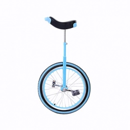 JUIANG vélo JUIANG avec siège réglable monocycle, Sûr et Stable Monocycle vélo, Antidérapant et Goutte Adulte Formateur Monocycle, Convient aux monocycles Enfants / Adultes 24 inch Blue