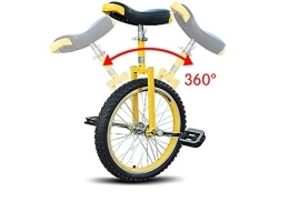 L.BAN vélo L.BAN Monocycle, Vélo réglable Trainer 2.125"Roue Antidérapante Pneu Cycle Balance Utilisation pour Débutant Enfants Adulte Exercice Fitness Fun 16 18 20