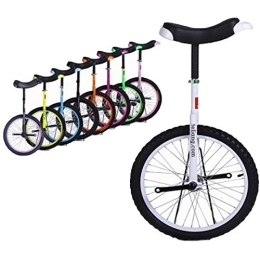 Lhh Monocycles Lhh Monocycle Monocycle de Dressage pour Enfants / Adultes de 16" / 18" / 20" / 24", Équilibre de Pneu de Montagne Antidérapant Réglable en Hauteur Vélo Vélo d'exercice (Size : 18inch)