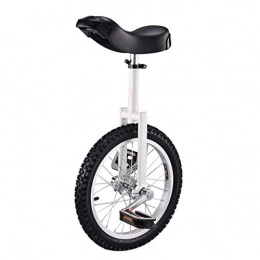 lilizhang 4 Pouces monocycle, équilibre Cyclisme Exercice Scooter compétitif Remise en Forme acrobatique vélo à Une Roue Unique adapté aux Enfants débutants Adolescents (Size : White)