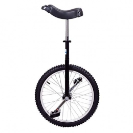 lilizhang vélo lilizhang Monocycle de 16 Pouces for Enfants, monocycle en Plein air réglable avec Jante d'alliage (Color : Black)