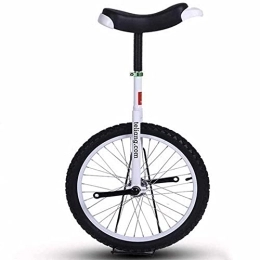 LJHBC vélo LJHBC Monocycle 24 Pouces Vélo à Une Roue pour Enfants Hommes Femme Ados Garçon Cavalier, Meilleur Cadeau d'anniversaire(Color:Blanche)