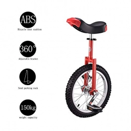 LNDDP vélo LNDDP Monocycle, Vlo rglable 16 '18' 20 'Entraneur Roues 2.125' Antidrapant Cycle Balance Pneu Utilisation pour Dbutant Enfants Adulte Exercice Fun Fitness