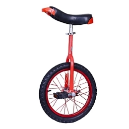  Monocycles Monocycle avec Cadre De Stationnement Monocycle De Véhicule Acrobatique Professionnel pour Adultes pour Les Sports De Plein Air Fitness (Couleur : Rouge, Taille : 16 Pouces) Durable