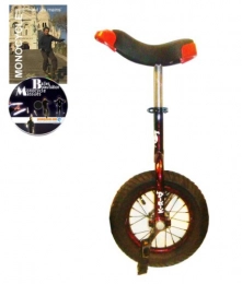 DODO vélo Monocycle Dodo 12 pouces (30cm) ROUGE pour les enfants à partir de 4 ans + DVD offert