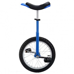 Lqdp vélo Monocycle Monocycle pour Enfants 16 / 18 Pouces pour Filles / Garçons (Age 10-15 Ans), Monocycle Adulte 20 Pouces pour Femme / Homme, Cadeau D'anniversaire pour Enfant ( Color : Blue , Size : 16'' wheel )