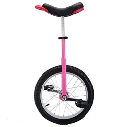 Lqdp vélo Monocycle Monocycle pour Enfants 16 / 18 Pouces pour Filles / Garçons (Age 10-15 Ans), Monocycle Adulte 20 Pouces pour Femme / Homme, Cadeau D'anniversaire pour Enfant ( Color : Pink , Size : 16'' wheel )