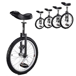 SSZY vélo Monocycle Monocycle pour Enfants 20 Pouces Noir, Adultes / Débutants / Homme Adolescent 24 / 18 / 16 Pouces Monocycles À Roues, 12-17 Ans, Amusement en Plein Air Balance Cycling (Size : 18inch)