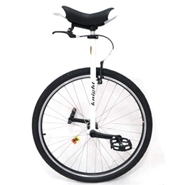 WYFX Monocycles Monocycle pour adulte avec frein à main, pour les grands enfants, maman / papa / personnes de 160 à 195 cm, roue de 71 cm, charge de 150 kg (couleur : blanc, taille : 71 cm)