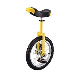JHSHENGSHI vélo Monocycle pour adultes Enfants Monocycles débutants Roue 16 18 pouces, fourche en acier au manganèse haute résistance, siège réglable, équilibre de pneu de montagne butyle antidérapant Vélo