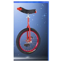  Monocycles Monocycle pour Adultes et Enfants, roulements très Silencieux, monocycle d'entraînement de Roue, Serrure en Alliage d'aluminium, monocycle d'entraînement pour Adulte (20 Pouces Rouge)