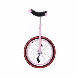  Monocycles Monocycle pour Enfants Adultes Monocycle à Roues Sûres Et Stables, avec Siège Réglable Monocycle D'entraînement pour Adultes (Rose 16 Pouces)
