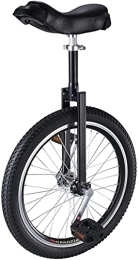 Générique Monocycles Monocycle vélo excellent monocycle pour les enfants débutants, roue de 16 pouces, pneu de montagne en butyle antidérapant et siège confortable réglable, capacité de charge 80 kg (couleur : noir)
