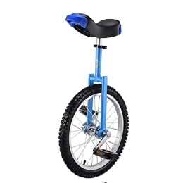 Moter monocycle, 16-inch Roues monocycle entraîneur, 2,125 Pouces pneus de Montagne butyle antidérapant, la Hauteur d'assise réglable,Bleu