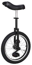 Mother And Me vélo Mother And Me Monocycle / Vélo à Une Roue de 16"Hauteur réglable Charge maximale 180 LB, Black