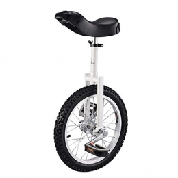 Niguleser vélo Niguleser 20 Pouces Roue monocycle, 2.125" Skidproof Roue Monocycle, Pneus Mountain, Boucle en Alliage d'aluminium pour Adultes Kid Dbutant, Blanc
