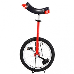 Olayer 61 cm Monocycle Vélo d'exercice équilibre butyle Pneu Corps en acier de sécurité de montagne, Red