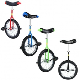 QQSA Monocycles QQSA Scooter de Cyclisme de monocycle Circul vélo Balance des Jeunes Solde Single Vélo (Color : Red, Size : 16 inch)