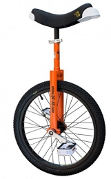 QU-AX Monocycles Qu-Ax Luxus Monocyle Zebra 20 (env. 51 cm), 36 rayons, Orange avec support, 1106