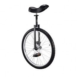  Monocycles Roue monocycle anti-fuite en butyle pour sports de plein air, fitness, exercice de santé, vélo d'équilibre, voyage, voiture acrobatique, 61 cm, 24 cm, noir.