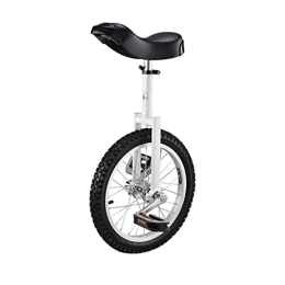 Samnuerly vélo Samnuerly Monocycle Noir 24" / 20" / 18" / 16" Wheel Monocycle for Kids / Adults, Balance Cycling Bikes Vélo avec siège réglable et pédale antidérapante, à partir de 9 Ans, D, 20in (E 16in)