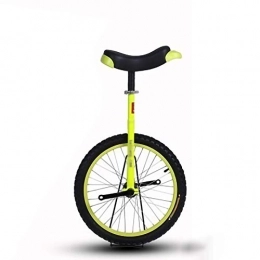 YYLL vélo Skid Proof Roue monocycle VTT Pneus Vélo Sports de Plein air Fitness Exercice Santé Monocycle for Adultes motorisés (Color : Yellow, Size : 16inch)
