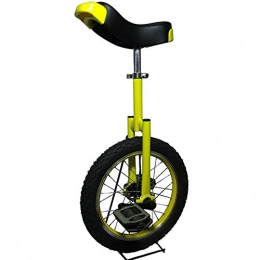 SSZY vélo SSZY Monocycle Cadeau de 18 Pouces pour Enfants / Adolescents / Monocycles Débutants, Vélos Robustes avec Jante en Alliage et Pédale Antidérapante, Cyclisme D'équilibre de Mode (Color : Yellow)