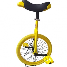 SSZY Monocycles SSZY Monocycle Monocycle 20 Pouces avec Pneu Large, Enfants Enfants Adolescents Masculins Débutants Balance Cycling, Monocycles À Grande Roue, Exercice de Remise en Forme (Color : Yellow)