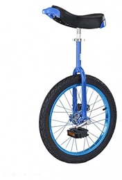 Unicycle Monocycles Trousses de 20 pouces pour adultes Enfants, roulements à roulement à roulement à roulement de roue de roue, monocycle en alliage d'aluminium, avec monocycle de roue de tube à molets antidérapant, char