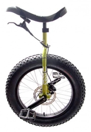 URC vélo URC Monocycle Mini Muni 20" Pneu Fat avec Frein à Disque Shimano (Argent)