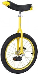 MRTYU-UY Monocycles Vélo d'équilibre, Monocycle réglable, Cirque Balance Vélos acrobatiques à Roue Unique Exercice Amusant Fitness Vélo pour débutants Enfants Adultes, Cadeau (24 Pouces Jaune)