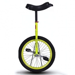 Vélos vélo Vélos Monocycle Roue de 24 Pouces Monocycle pour Adultes Unisexes / Grands Adolescents Entraînement des Jambes, à Pédales avec Siège Confortable, pour Débutant (Color : Yellow, Size : 24inch Wheel)