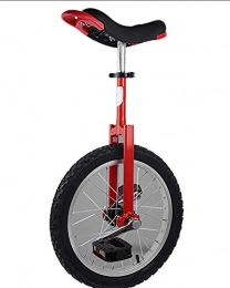 WXX vélo WXX 16 / 18 / 20 / 24 Pouces Enfant Monocycle Roue Unique Réglable Vélo D'équilibre Roues en Alliage D'aluminium Scooter De Sports De Plein Air, Rouge, 20 inches
