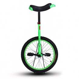 YYLL Monocycles YYLL Monocycles for Adultes motorisés Roue monocycle Vélo avec l'épreuve des fuites Butyl Pneu en Caoutchouc for Sports de Plein air Fitness (Color : Green, Size : 20inch)