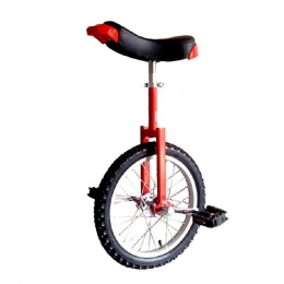 YYLL vélo YYLL Réglable Monocycle 20 Pouces Équilibre Exercice Fun Bike Fitness, Noir / Bleu / Rouge / Jaune (Color : Red, Size : 18inch)