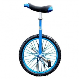 YYLL Monocycles YYLL Réglable monocycle Équilibre Exercice Fun Bike Fitness, 16 / 18 / 20 / 24 po monocycle Cycle Une Roue de vélo (Color : Blue, Size : 16inch)