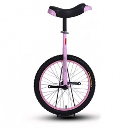 YYLL Monocycles YYLL Unisexe monocycle Robuste Cadre en Acier Roue monocycle Fuite Preuve Butyl Pneu Roue vélo Exercice, monocycle for Les débutants 14" (Color : Pink, Size : 14inch)